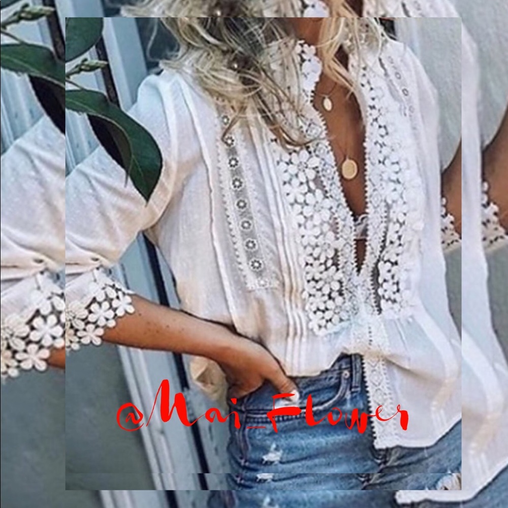 Light Lacey Summer Top
